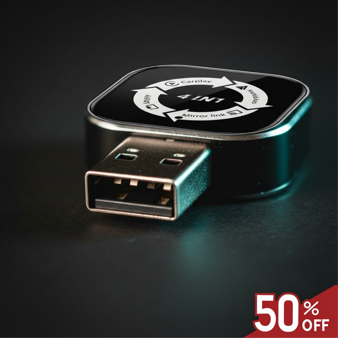 Brezžični 4-v-1 CarPlay adapter